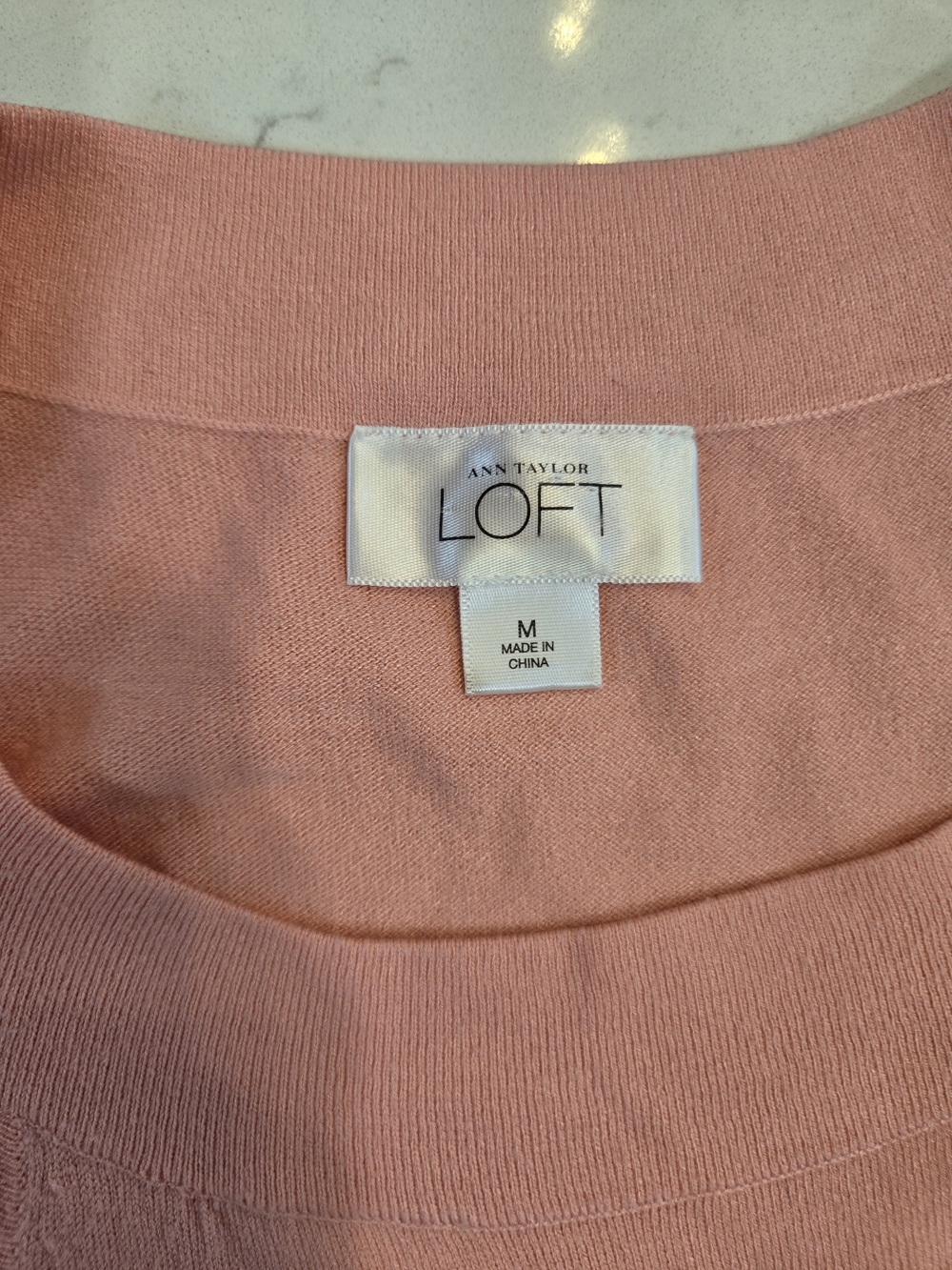 LOFT Pink Coral Sleeveless Halter Style Tank Top. Pristine Condition. - Picture 6 of 8